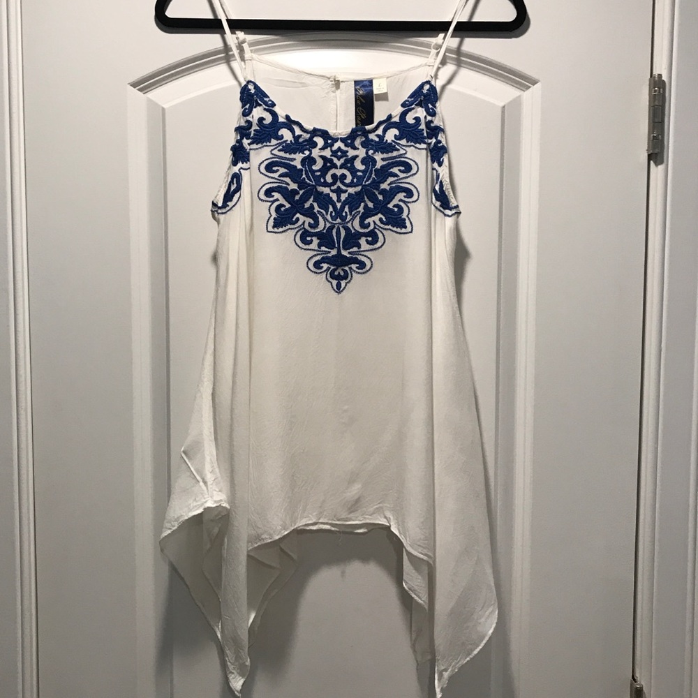Embroidered Tank